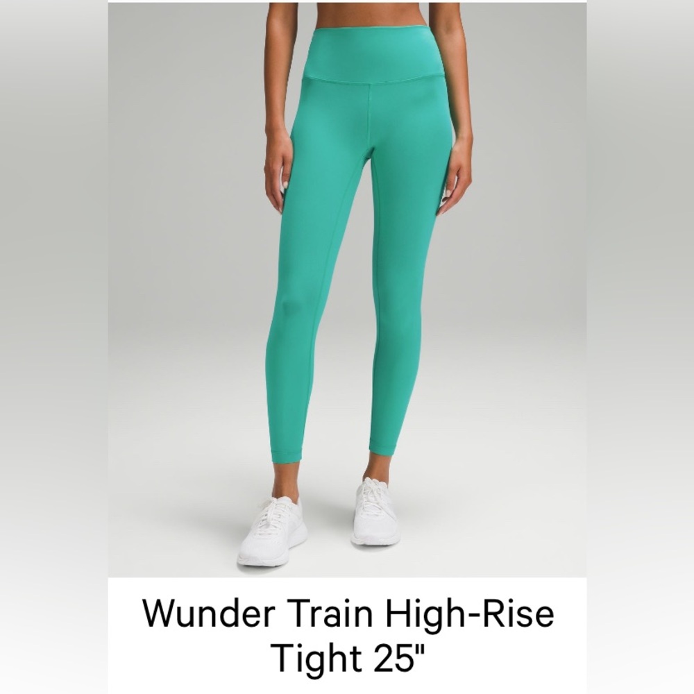 Lululemon Wunder Train High-Rise Tight 25"
Kelly Green Size 6